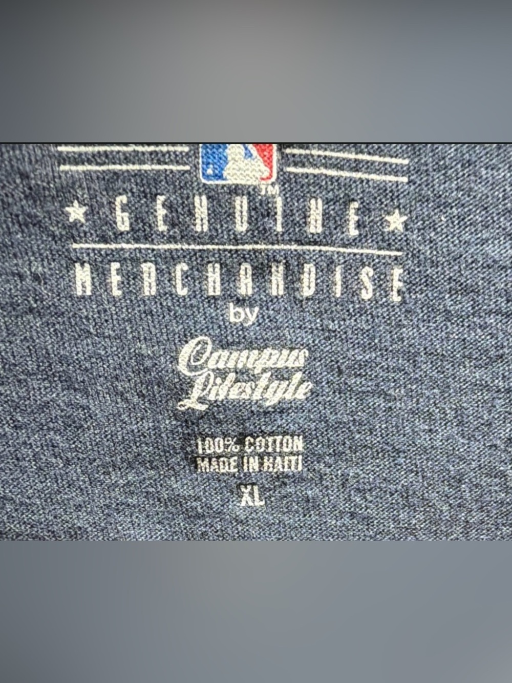 Campus Lifestyle MLB Minnesota Twins V Neck Navy Blue Baseball Tee Shirt Size XL - Picture 3 of 3